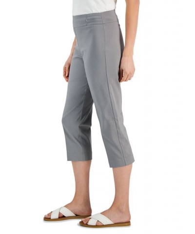 Embellished Pull-On Capri Pants Lunar Grey $16.79 Pants