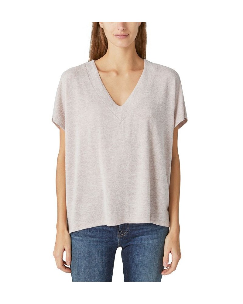 Women's Cloud Jersey Dolman-Sleeve T-Shirt Fawn $28.56 Tops