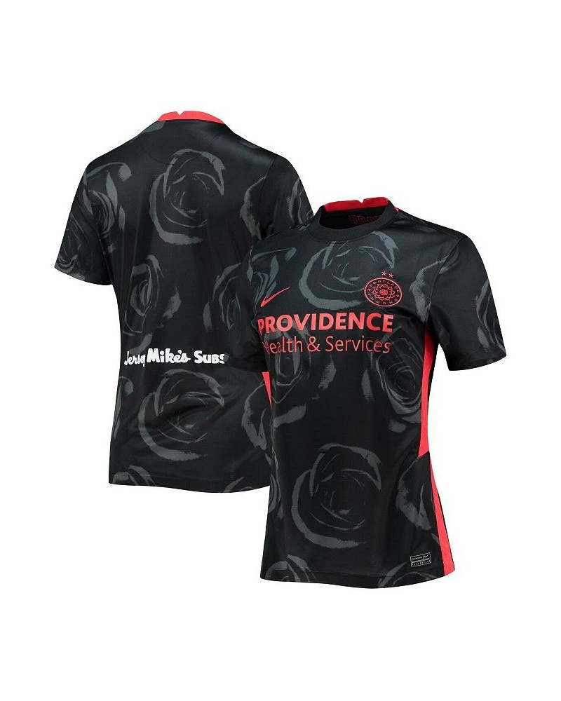 Women's Black Portland Thorns FC 2020 Home Replica Stadium Jersey Black $41.00 Jersey