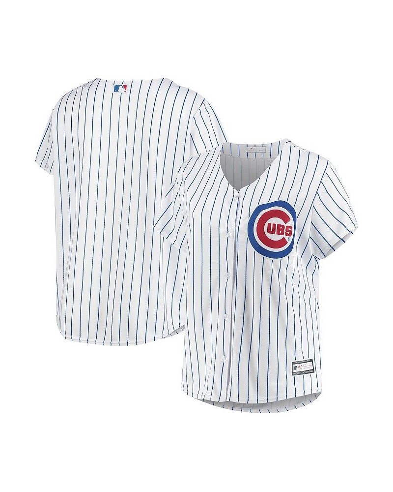 Women's White Chicago Cubs Plus Size Sanitized Replica Team Jersey White $48.59 Jersey