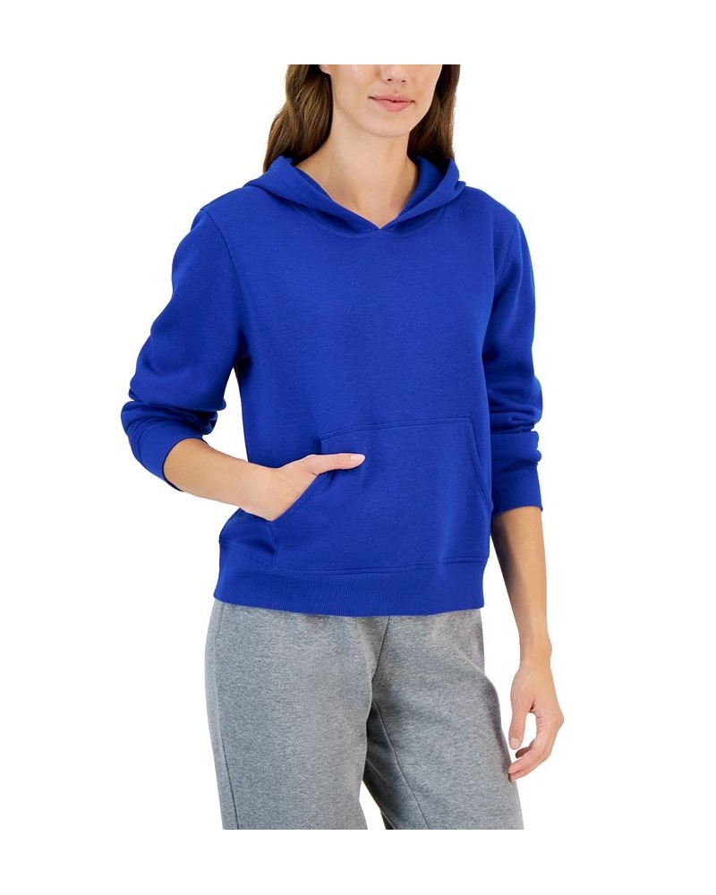 Women's Solid Sweatshirt Hoodie Regular & Petites Deep Cobalt $11.99 Sweatshirts