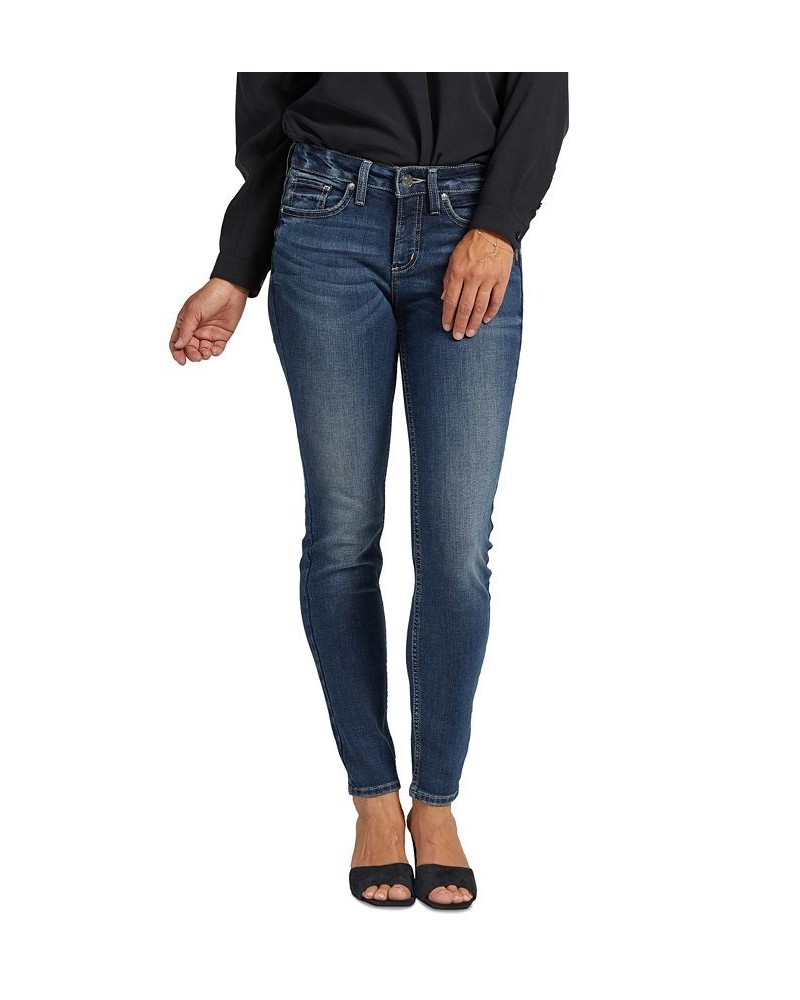 Women's Suki Mid Rise Skinny Jeans Indigo $31.98 Jeans