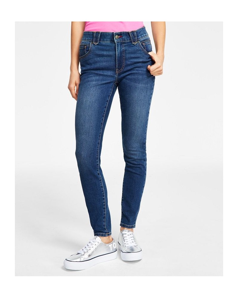 Women's Lace-Trimmed T-Shirt & TH Flex Waverly Skinny Jeans Lighthouse Wash $28.31 Jeans
