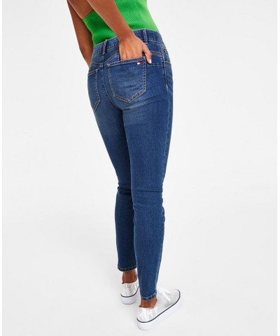 Women's Lace-Trimmed T-Shirt & TH Flex Waverly Skinny Jeans Lighthouse Wash $28.31 Jeans