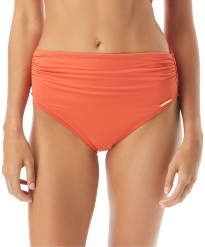 High-Waisted Bikini Bottoms Persimmon $36.66 Swimsuits