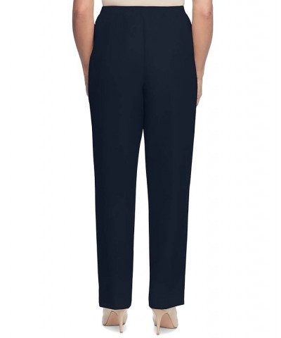 Classics Pull-On Straight-Leg Pants in Petite and Petite Short Blue $19.55 Pants