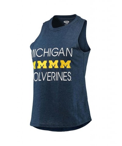 Women's Maize Navy Michigan Wolverines Tank Top and Pants Sleep Set Maize, Navy $27.30 Pajama