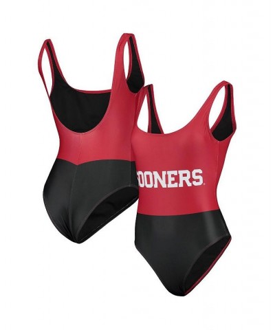 Women's Crimson Oklahoma Sooners One-Piece Bathing Suit Crimson $26.00 Swimsuits
