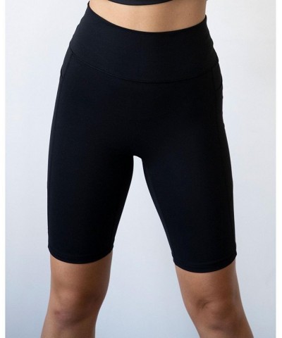 Making Moves Pocket Biker Shorts 8.5" for Women Black $35.10 Shorts
