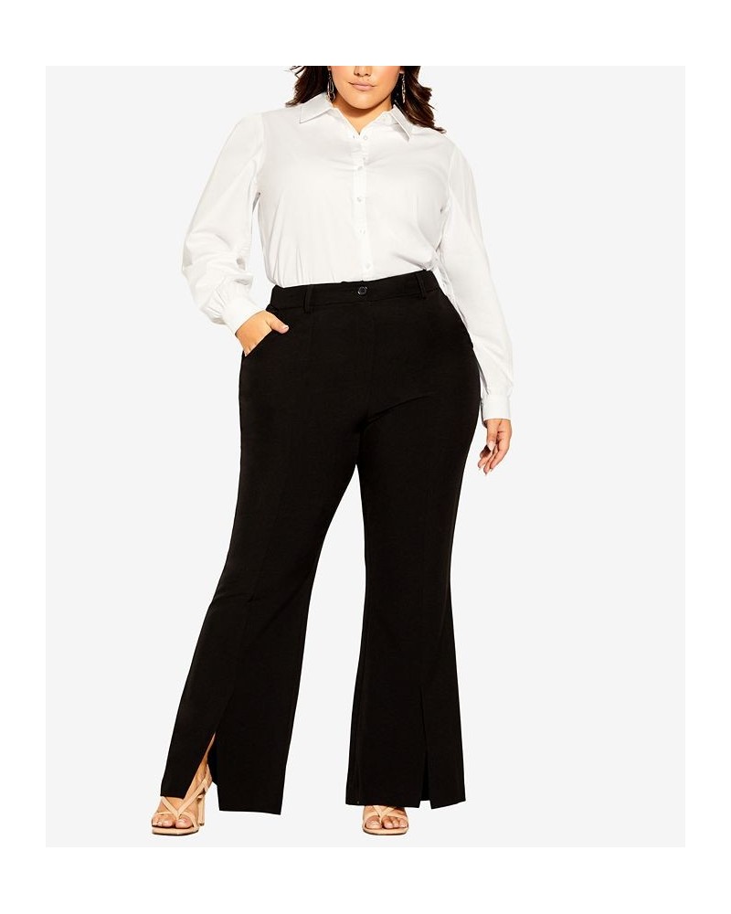 Plus Size Trendy Luna Pants Black $41.42 Pants
