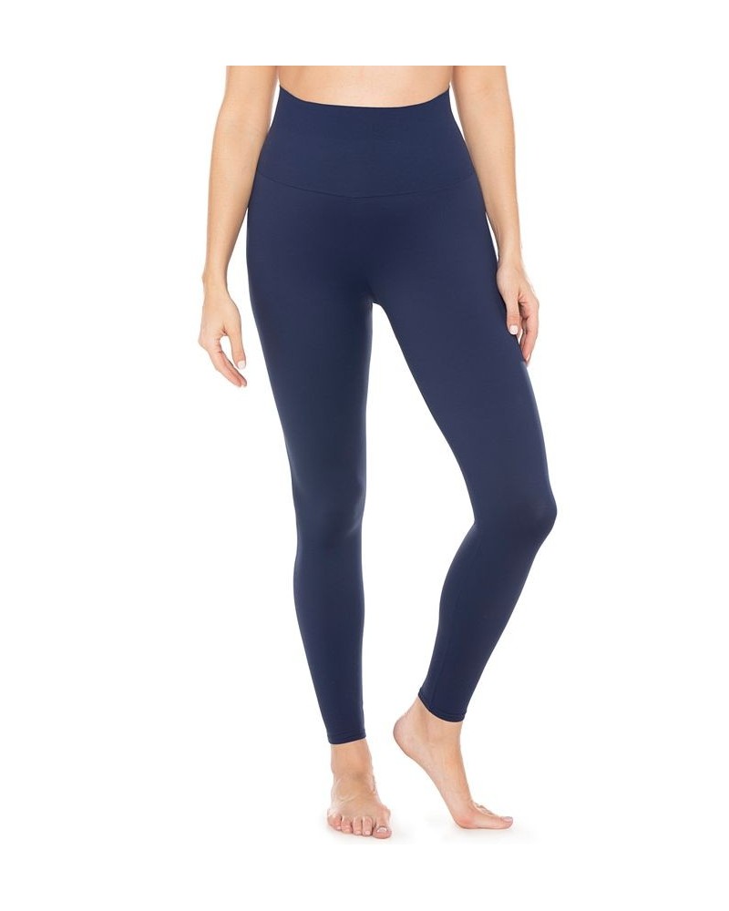 Tummy-Control Athleisure Leggings Dress Blues $20.42 Pants