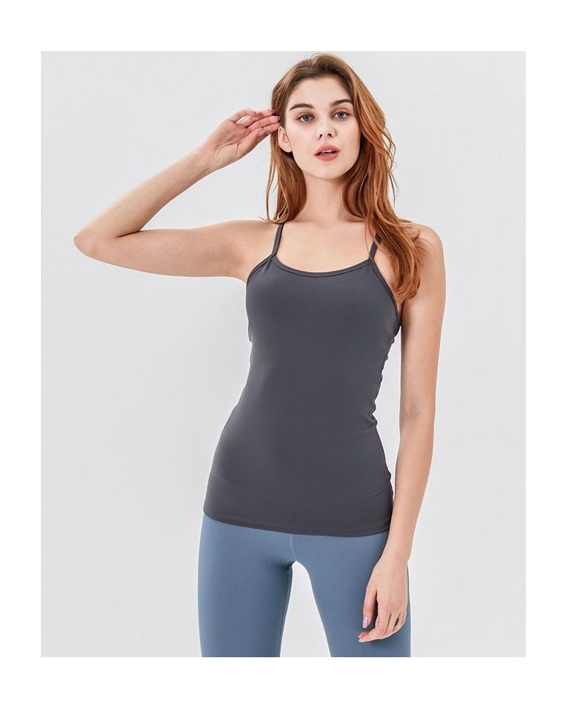 Dove Cloudlux Bra Tank for Women Smoke $27.95 Tops