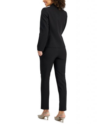 Women's Slim-Leg Ankle Pantsuit Regular & Petite Sizes Chambray $42.90 Suits