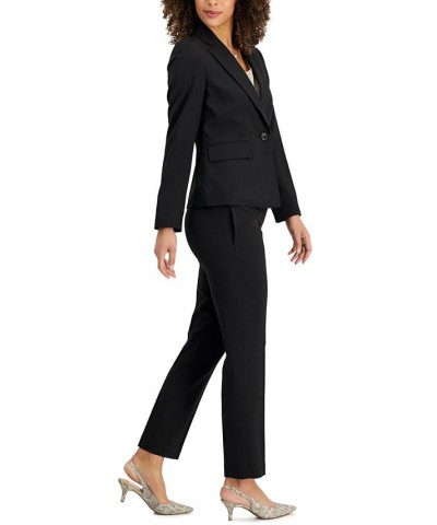 Women's Slim-Leg Ankle Pantsuit Regular & Petite Sizes Chambray $42.90 Suits