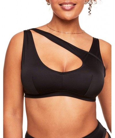 Darby Women's Plus-Size Swimwear Bra Top Black $22.53 Swimsuits