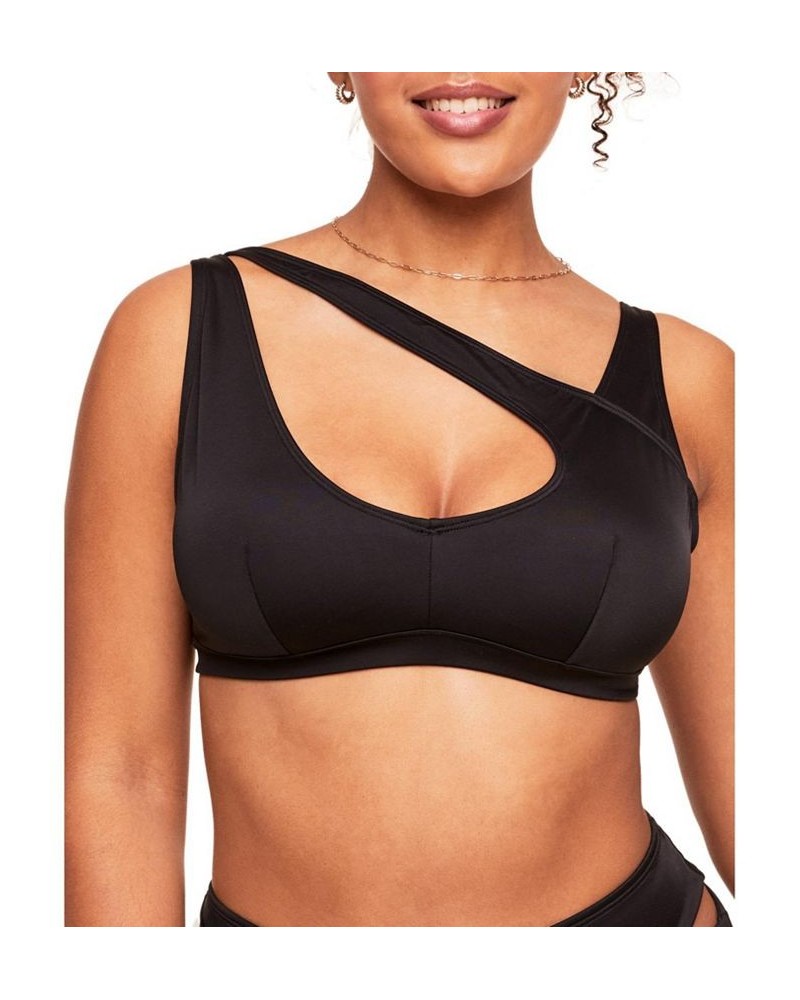 Darby Women's Plus-Size Swimwear Bra Top Black $22.53 Swimsuits