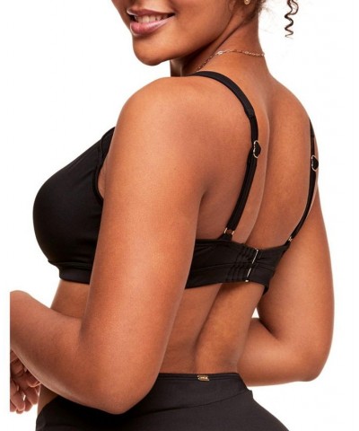 Darby Women's Plus-Size Swimwear Bra Top Black $22.53 Swimsuits