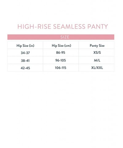 Women's High Rise Seamless Panty Black $10.07 Panty