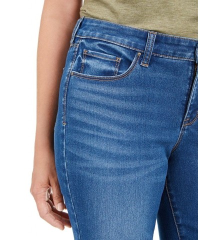 Women's Curvy-Fit Skinny Jeans Regular Short and Long Lengths Deception $15.89 Jeans