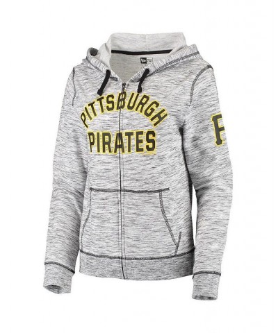 Women's Gray Pittsburgh Pirates Space Dye Full-Zip Jacket Gray $43.19 Jackets