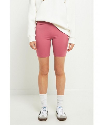 Women's Biker Shorts Purple $25.50 Shorts