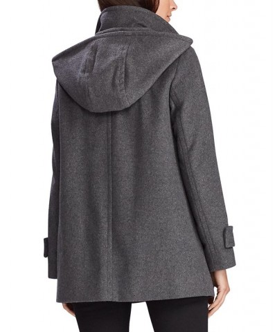 Women's Hooded Walker Coat Gray $88.20 Coats