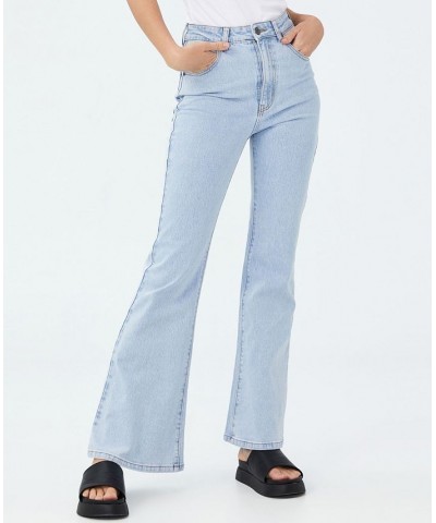 Women's Original Flare Jeans Foam Blue $30.80 Jeans