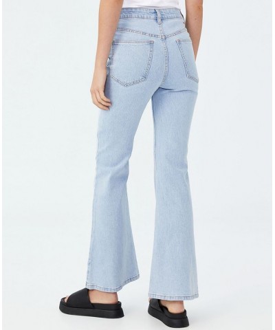 Women's Original Flare Jeans Foam Blue $30.80 Jeans