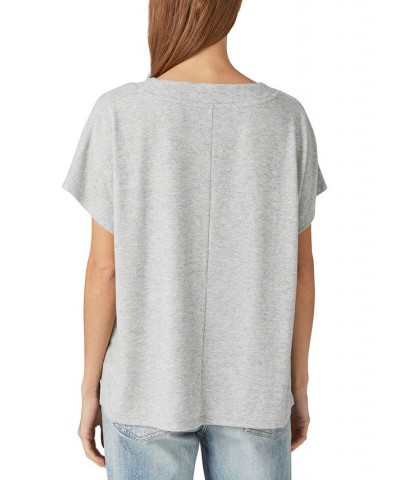 Women's Cloud Jersey Dolman-Sleeve T-Shirt Light Heather Grey $28.56 Tops