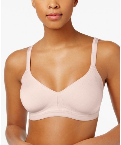 Warners Easy Does It Underarm-Smoothing with Seamless Stretch Wireless Lightly Lined Comfort Bra RM3911A Rosewater $14.00 Bras