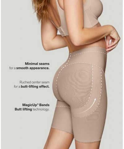 Women's Firm Compression Butt Lifter Shaper Shorts Tan/Beige $30.55 Shapewear