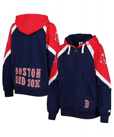 Women's Navy Red Boston Red Sox Hail Mary Full-Zip Hoodie Navy, Red $50.34 Sweatshirts