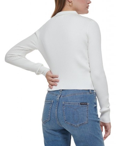 Women's Polo Shirt & Straight-Leg Jeans Mascarpone $17.89 Outfits