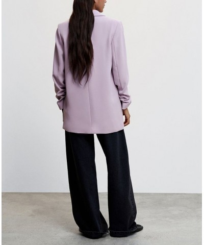 Women's Flowy Suit Blazer Purple $47.30 Jackets