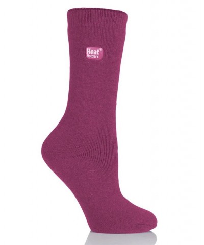 Women's Lite Solid Thermal Socks Black $11.39 Socks