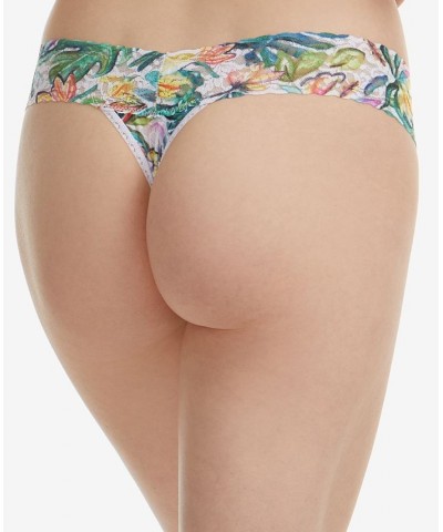 Women's One Size Printed Low Rise Thong Underwear PR4911905 Palm Spring $11.50 Panty