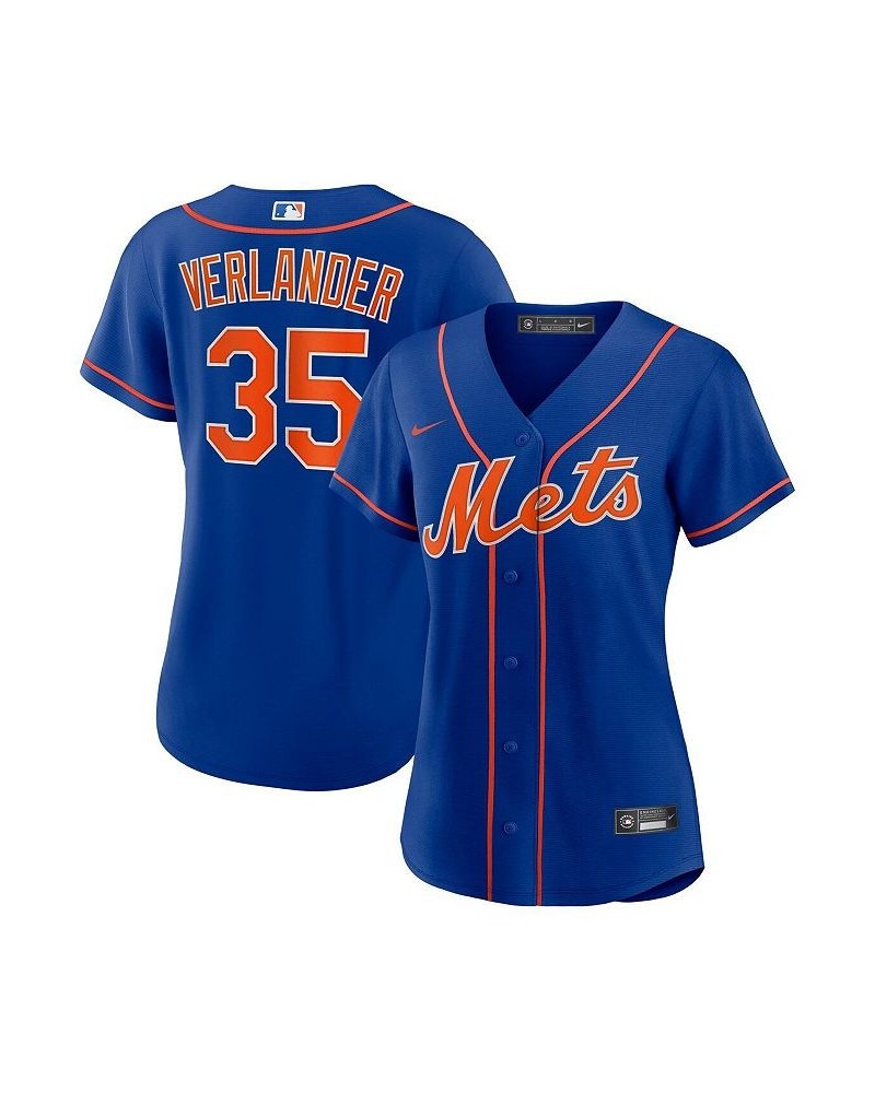 Women's Justin Verlander Royal New York Mets Alternate Replica Player Jersey Royal $52.20 Jersey