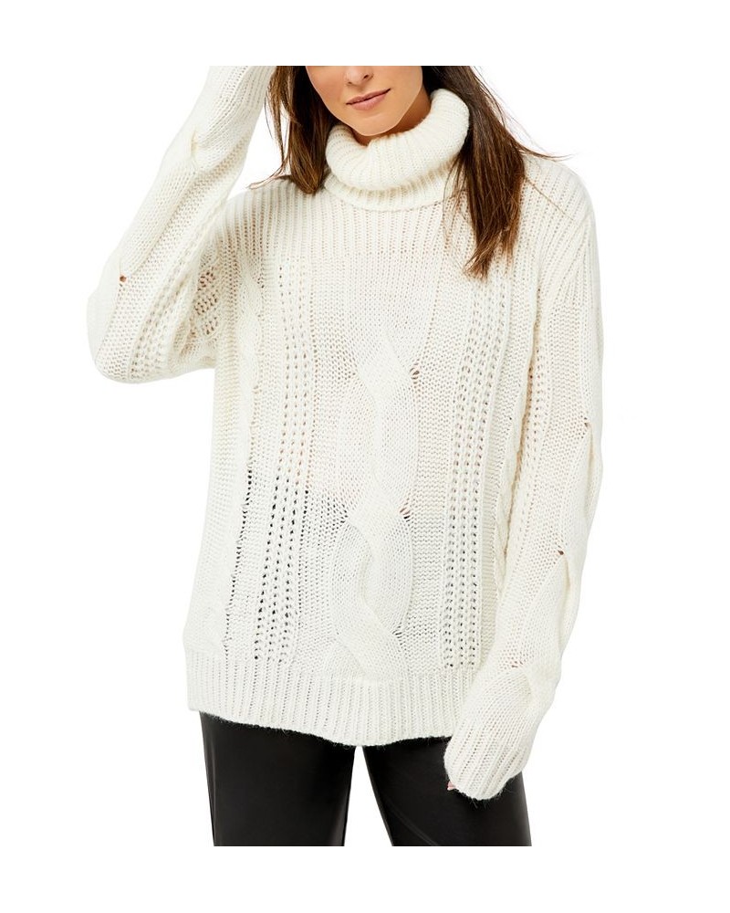 Cable-Knit Maternity Sweater Ivory $55.65 Sweaters