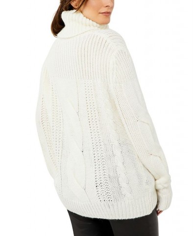 Cable-Knit Maternity Sweater Ivory $55.65 Sweaters