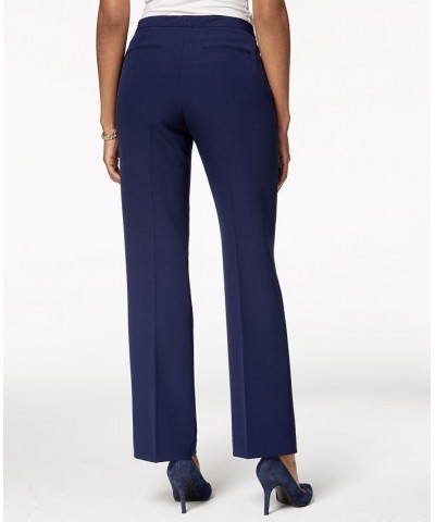 Tab-Waist Modern Dress Pants Regular & Petite Sizes Blue $44.50 Pants