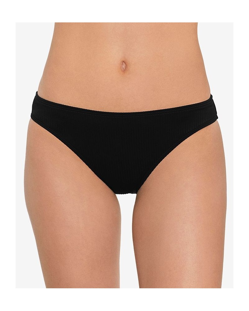 Juniors' Hipster Bikini Bottoms Black $12.90 Swimsuits