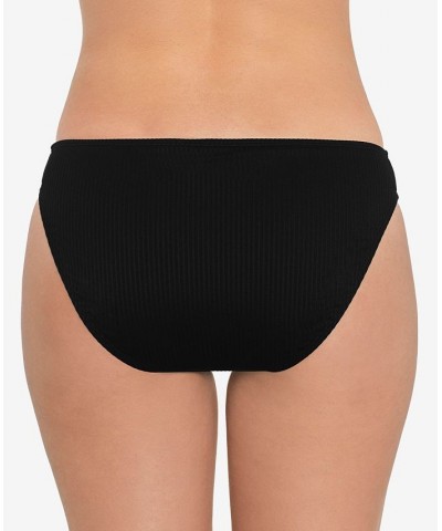 Juniors' Hipster Bikini Bottoms Black $12.90 Swimsuits