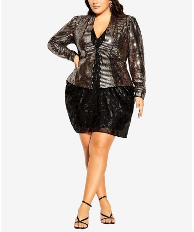 Trendy Plus Size Hazel Jacket Blush $66.72 Jackets