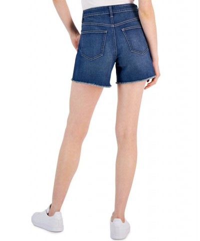 Women's Distressed Frayed-Hem Shorts Nolita Dark Wash $17.99 Shorts