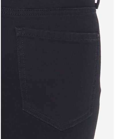 Petite Marilyn Tummy-Control Straight-Leg Jeans Black $30.91 Jeans