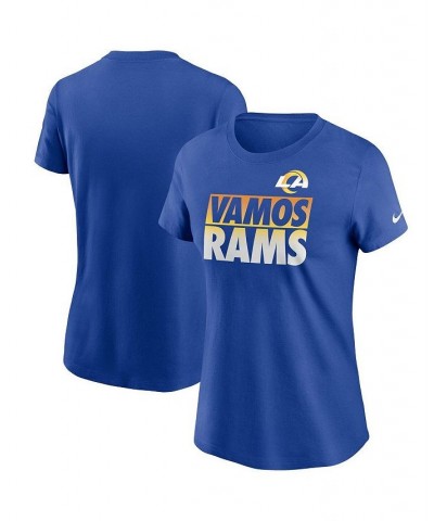 Women's Royal Los Angeles Rams Hometown Collection T-Shirt Royal $16.80 Tops