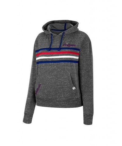 Women's Charcoal Arizona Wildcats Backstage Speckled Pullover Hoodie Charcoal $34.97 Sweatshirts