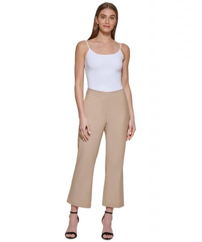 Women's Mid-Rise Cropped Wide-Leg Pants Ginger Root $47.52 Pants