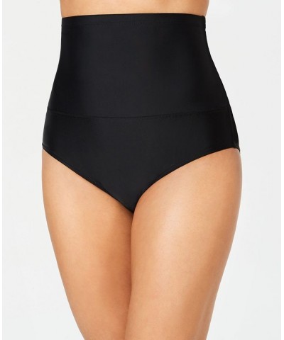Women's Racer-Back Underwire Tankini & Bikini Bottoms Black $23.00 Swimsuits