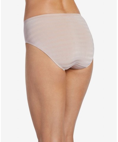 Seamfree Matte and Shine Hi-Cut Underwear 1306 Extended Sizes Light $9.30 Panty